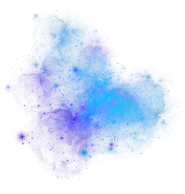 Blue Violet & Green Space Galaxy Overlay Background