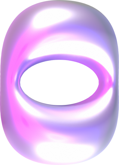 3D Pearl Y2K Alphabet O